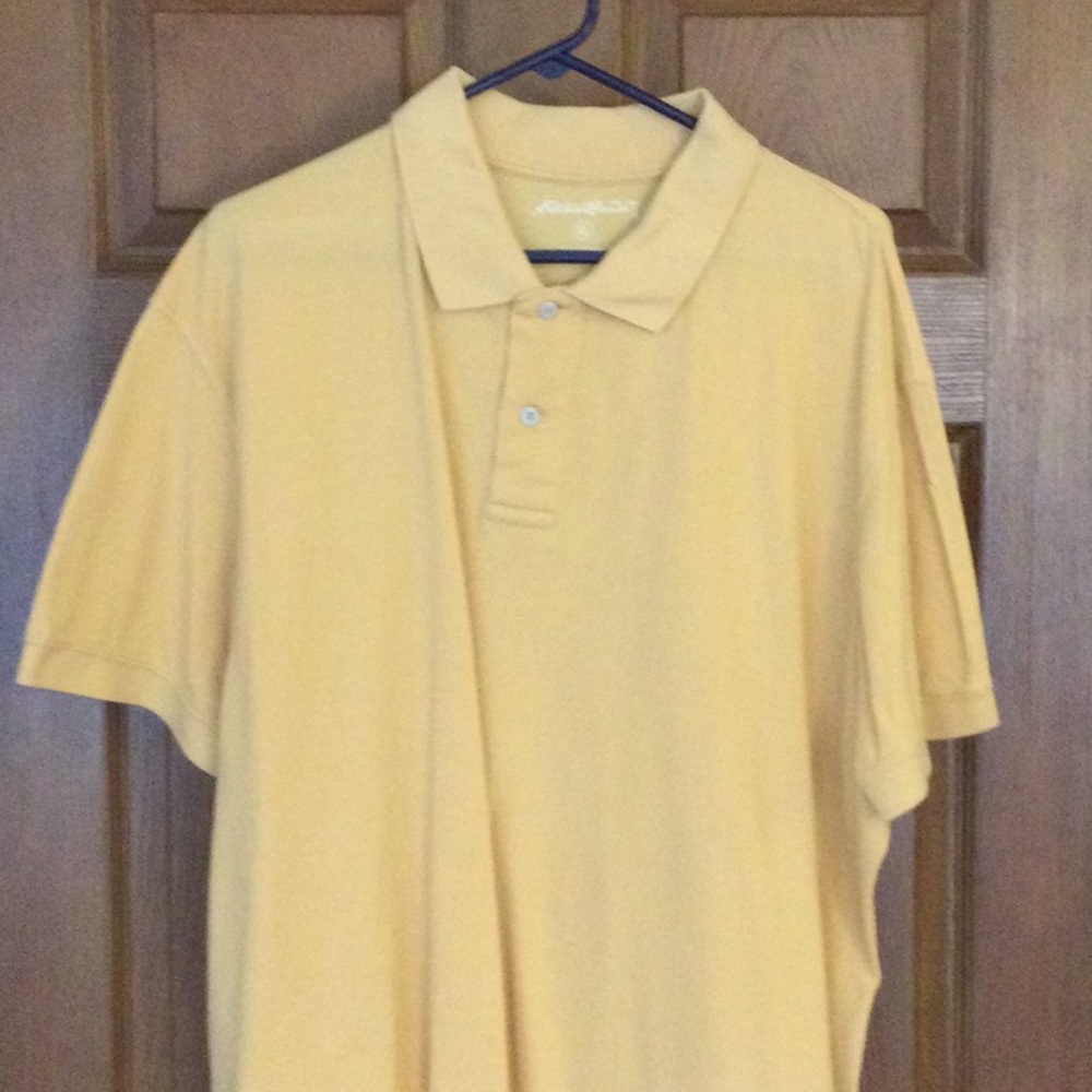 Eddie Bauer Yellow Polo Shirt